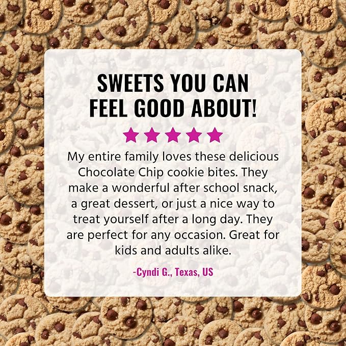 Every Body Eat Crunchy Cookie Bites, Gluten & Dairy Free, Vegan, School Safe Lunch Snacks, Single