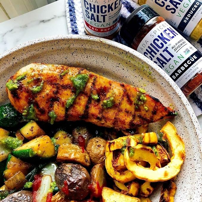 JADA Spices Chicken Salt Spice and Seasoning - Original, BBQ - Vegan, Keto & Paleo Friendly