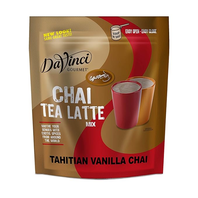 Chai Amore Tea Latte Tahitian Vanilla Blended Drink Mix, 3 Pounds