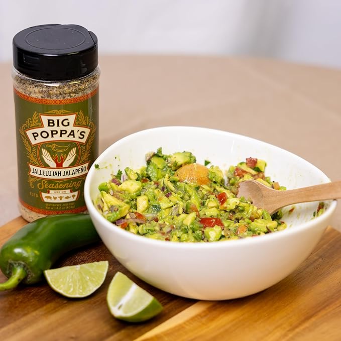 Big Poppa’s Jallelujah Spicy Jalapeño Seasoning – Bold Jalapeño Spice Blend for Steak, Chicken