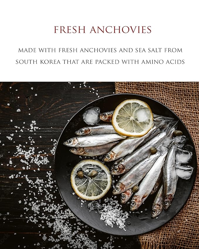 Wangshin Fish Sauce (10 fl oz/Aged 2 years) - Anchovy and Salt Fermented in a Korean Traditional