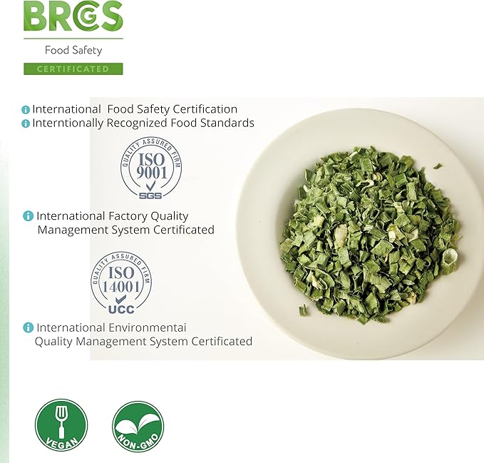 Besway Chives 6 oz(170g), Premium Dried Green Chives - Perfectly Chopped for Culinary Use, 100%