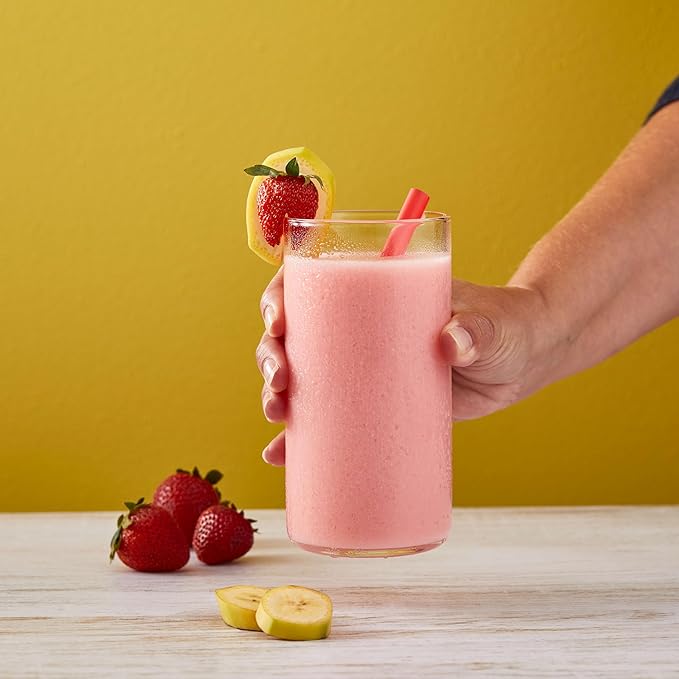 Big Train Strawberry Banana Blended Cr챔me Beverage Mix, 3.5 Pound (Pack of 1)