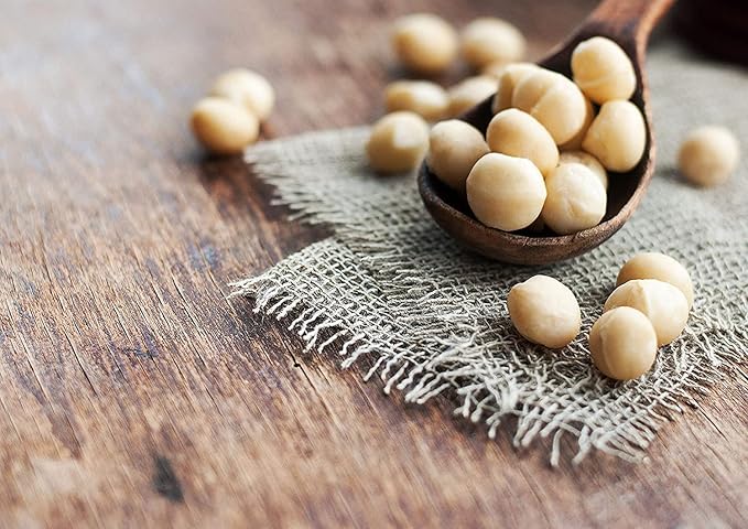 Food to Live Organic Whole Macadamia Nuts, 4 Pounds – Non-GMO, Raw, Shelled, Unsalted, Kosher