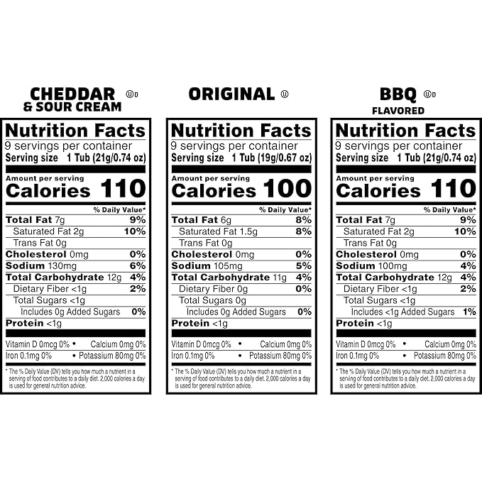Pringles Potato Crisps Chips, Lunch Snacks, On-the-Go Snacks, Snack Stacks, Variety Pack, 19.36oz