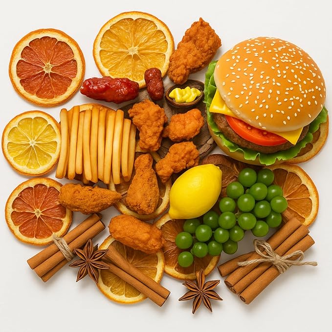 90 Pcs Autumn Parchment Paper Leaves 8.7 x 4.3 In Thanksgiving Dried Lemon Slices Cheese Board