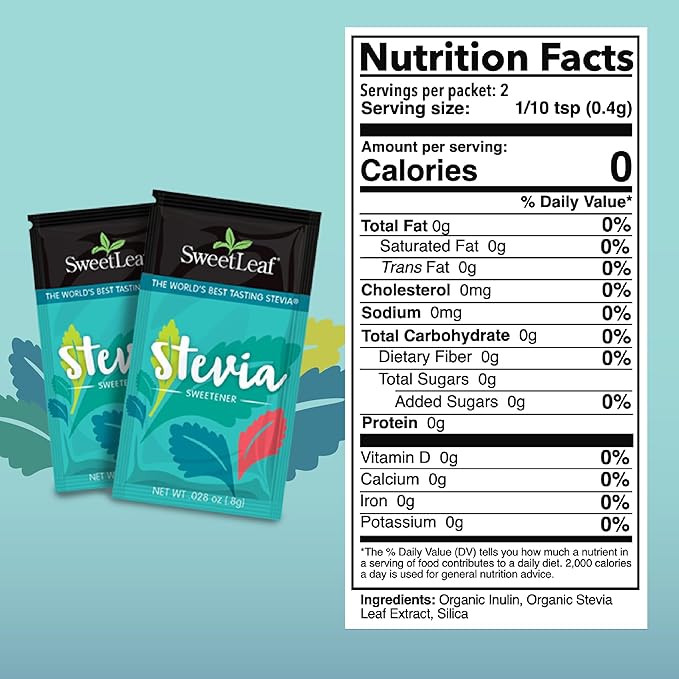 SweetLeaf Stevia Packets 70 Count