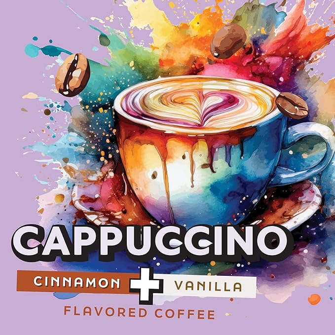 Java Factory Coffee Pods Vanilla Cream and Cinnamon Flavored Coffee for Keurig K Cup Brewers