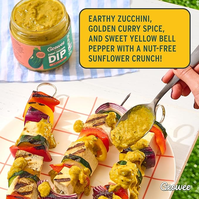 Growee Vegan Dip Pack ??Plant-Based Queso, Nut-Free, Mayo & Dressing Alternative ??Dairy-Free &