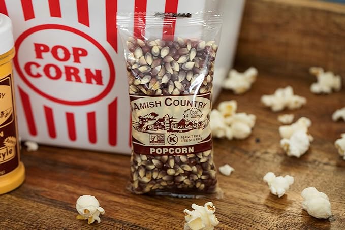 Amish Country Popcorn | 10-4 Oz Bags - Purple Kernels | Old Fashioned, Non-GMO and Gluten Free