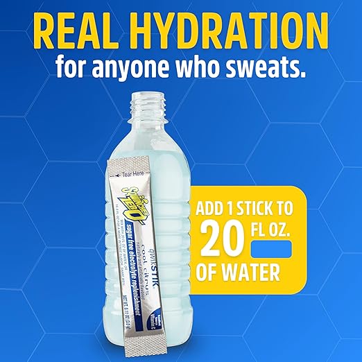 Sqwincher Zero Qwik Stik, Cool Citrus, Sugar Free, Low Calorie, Low Sodium Electrolyte Powder