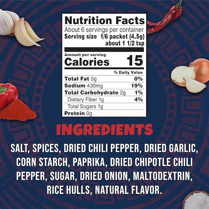 Ortega Street Taco Seasoning Mix, 1 Ounce