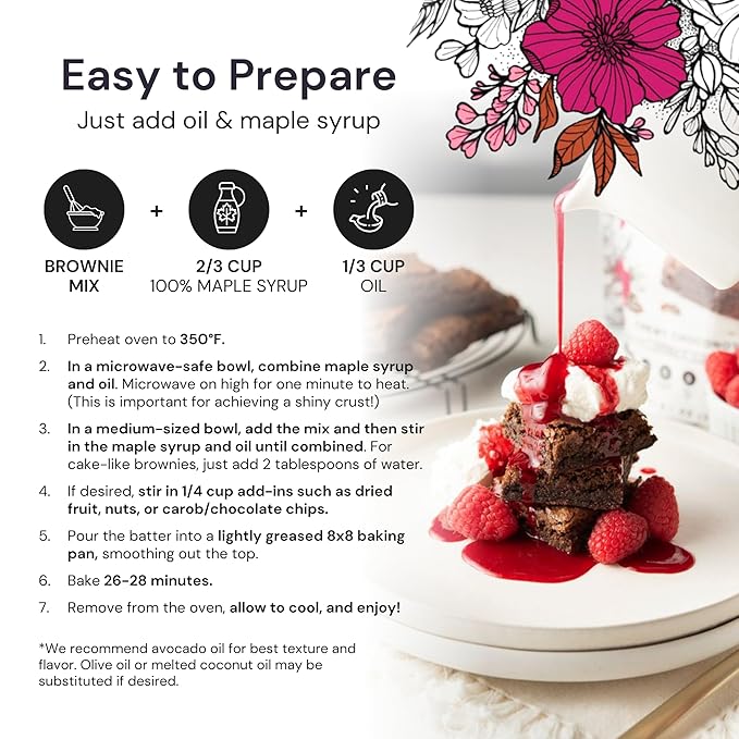 eat G.A.N.G.S.T.E.R. Chewy Choconot Brownie Mix - Allergy-Friendly Baking Mix, Grain-Free, No