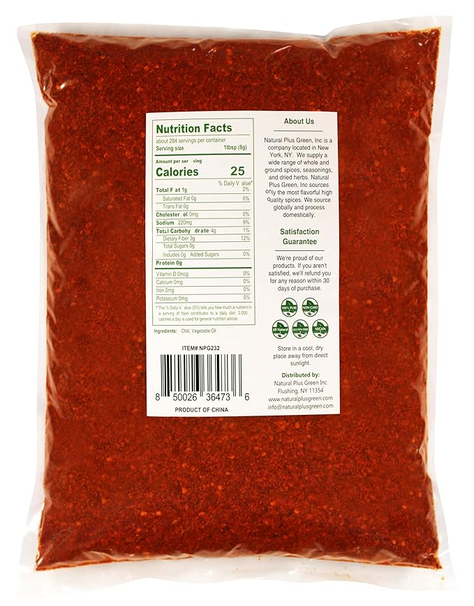 NPG Authentic Sichuan Chili Flakes 5 LB Bulk, Medium Hot, Szechuan Crushed Red Pepper Flakes Bulk