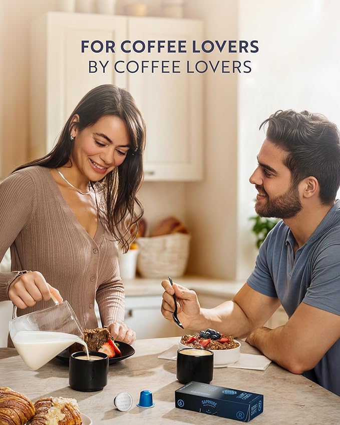 ROSSO CAFFÈ Espresso Coffee Pods for Nespresso Original Machines - 80 Capsules Variety Pack, 8