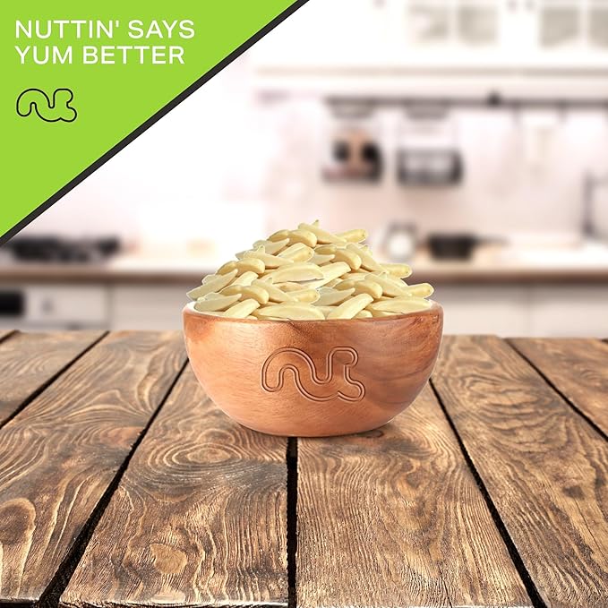 NUT CRAVINGS - Raw Slivered Almonds, Unsalted, (48oz - 3 LB) Packed Fresh in Resealable Bag - Nut