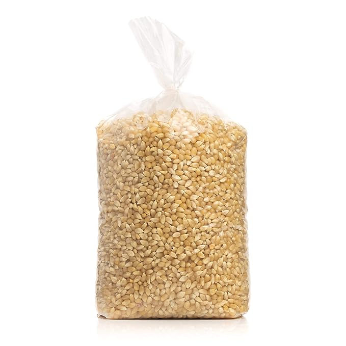 Dutchman's White Popcorn: Medium Popcorn Kernels for Popping in Microwave, Stovetop - Non GMO and