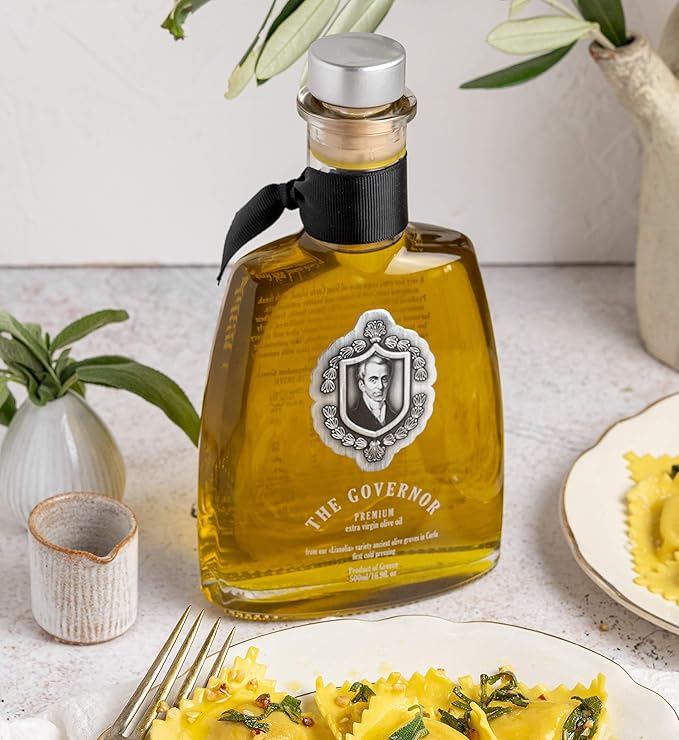 The Governor Premium Extra Virgin Olive Oil - Unfiltered, Cold-Pressed, Single Origin Lianolia