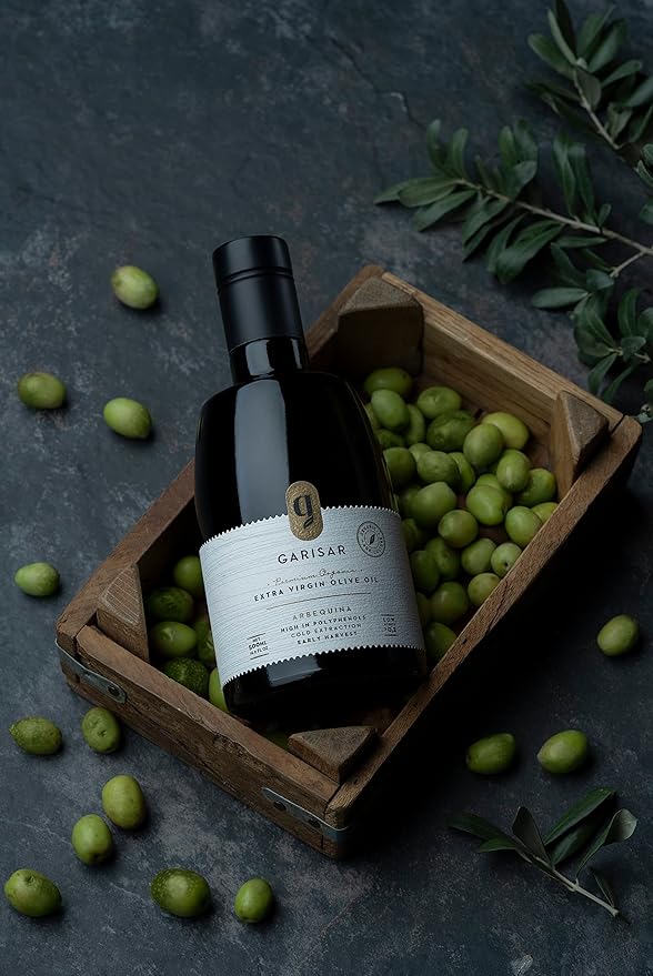 Garisar High In Polyphenol Premium Extra Virgin Olive Oil (>600 ppm), Low Acidity (max 0.2%)
