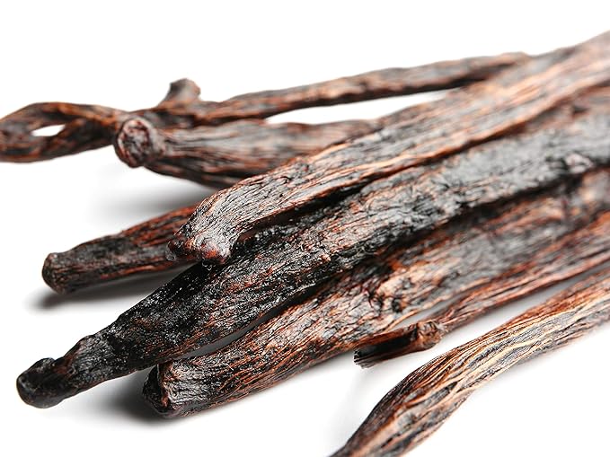 1/2 LB Vanilla Beans - Whole Extract Grade B Pods for Baking, Homemade Extract, Brewing, Coffee