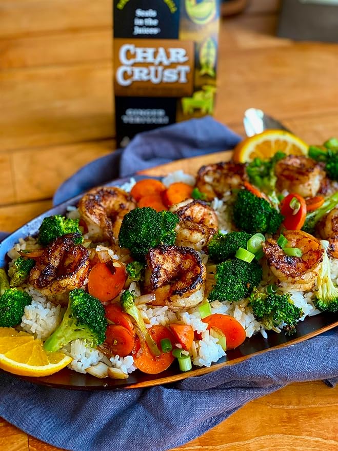 Char Crust Dry-Rub Seasonings Ginger Teriyaki | All-in-one seasonings | Perfect for Chicken