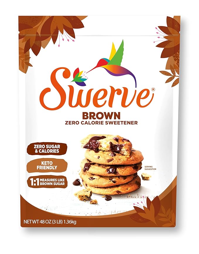 Swerve Ultimate Sugar Replacement Sweetener, Brown Sugar Substitute, Zero Calorie, Keto Friendly