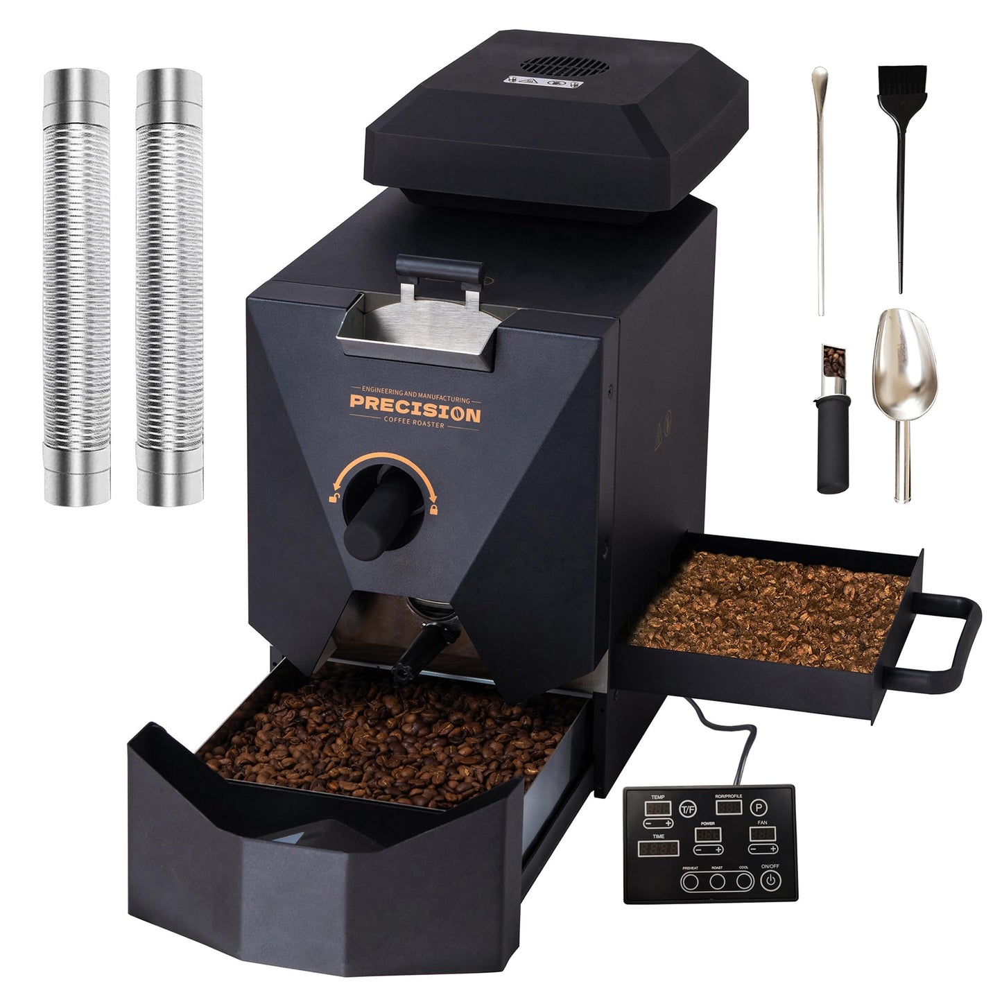 1Pound Electric Coffee Roaster for Home Use, Automatic Roasting And Easy Operation, With A Smoke