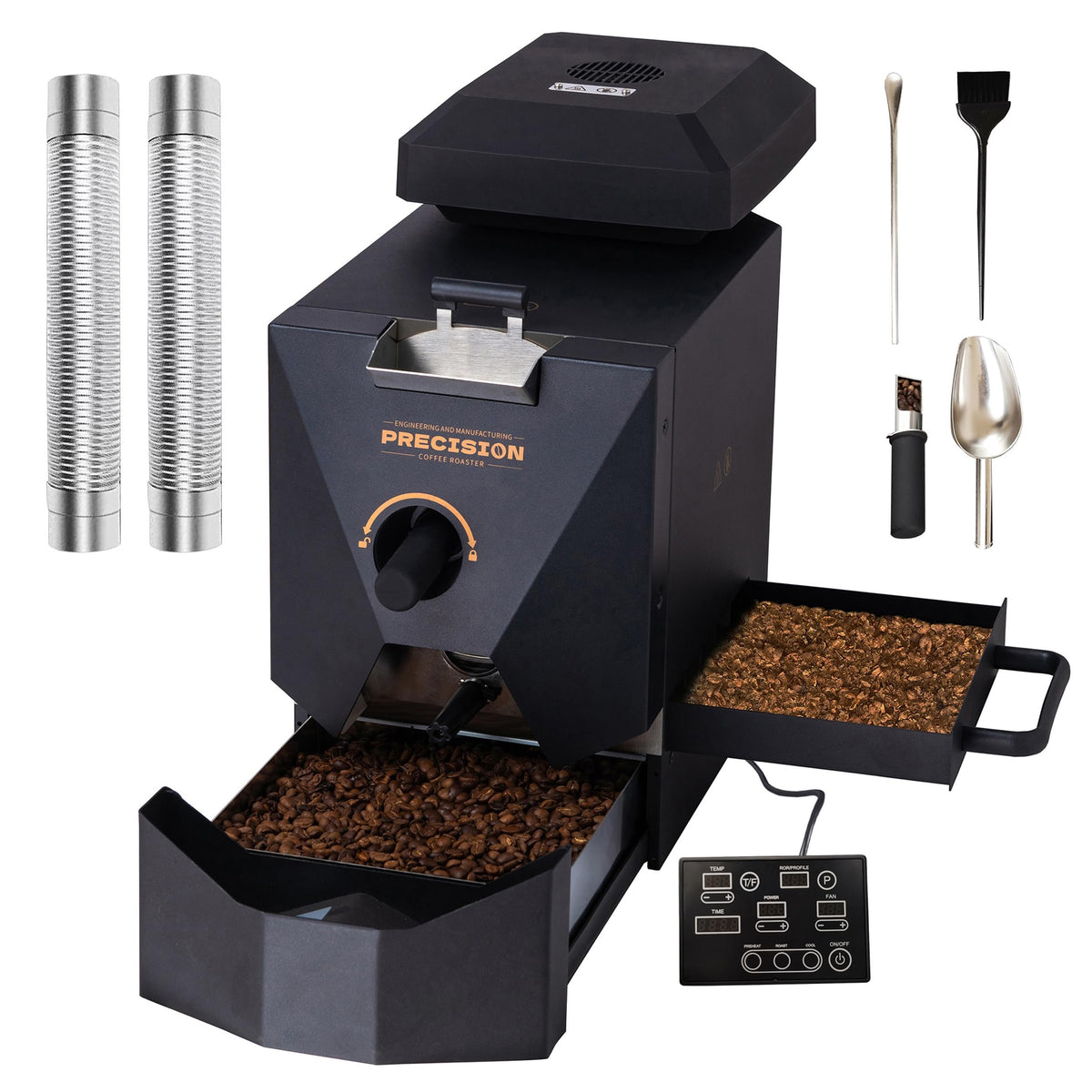 1Pound Electric Coffee Roaster for Home Use, Automatic Roasting And Easy Operation, With A Smoke