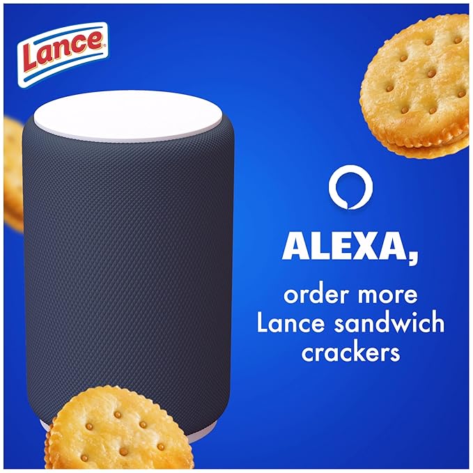 Lance Sandwich Crackers, Toasty Peanut Butter, 10 Individually Wrapped Packs, 6 Sandwiches Each