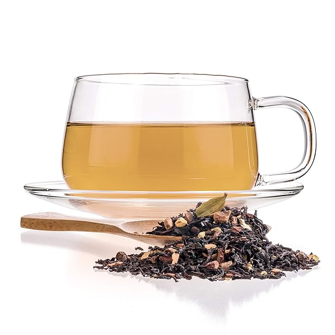Tealyra - Chai Caramel - Black Loose Leaf Tea - Cinnamon - Ginger - Anise - Cardamom - Perfect