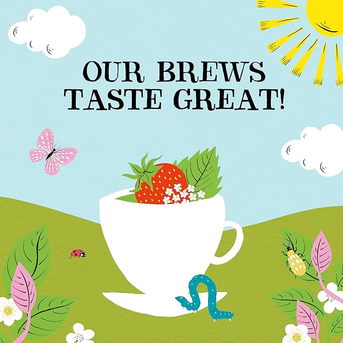 Clipper Tea Strawberry & Elderflower Herbal Tea ??Caffeine Free, USDA Organic, Great Hot or Iced