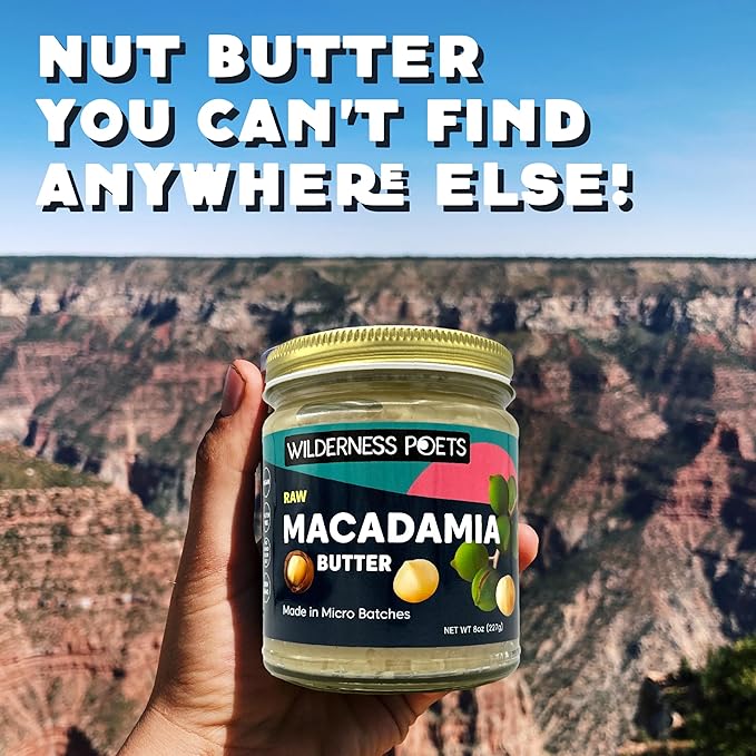 Wilderness Poets, Raw Macadamia Butter (272 Ounce - 17 Pound - 2 Gallon)