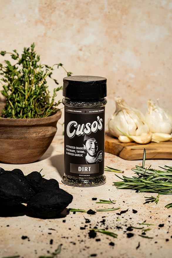 Cuso’s Dirt® BBQ Seasoning - Dirt Rub - Bold Steak & Brisket Seasoning for Smoking - Dry Rub for