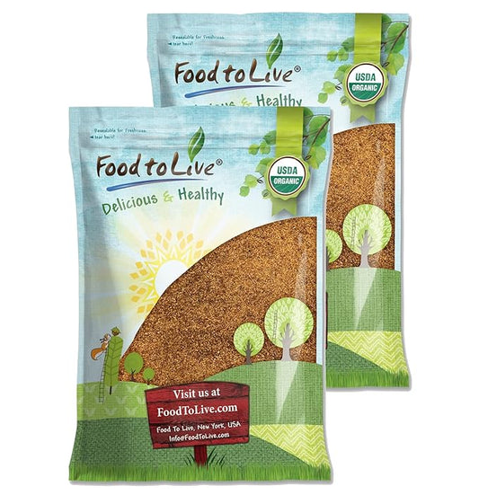 Food to Live Organic Brown Coconut Sugar, 15 Pounds ??Non-GMO, Pure Palm Sugar, Kosher, Vegan, Fair