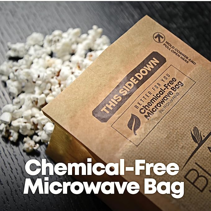 Black Jewell Gourmet Microwave Popcorn, Healthy Popcorn Snack, Natural, 10.5 Ounces (Pack of 1)