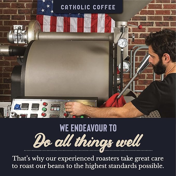 Catholic Coffee St. Nicholas Christmas Blend | Medium Roast Ground Coffee ??Roasted Chestnut & Dark