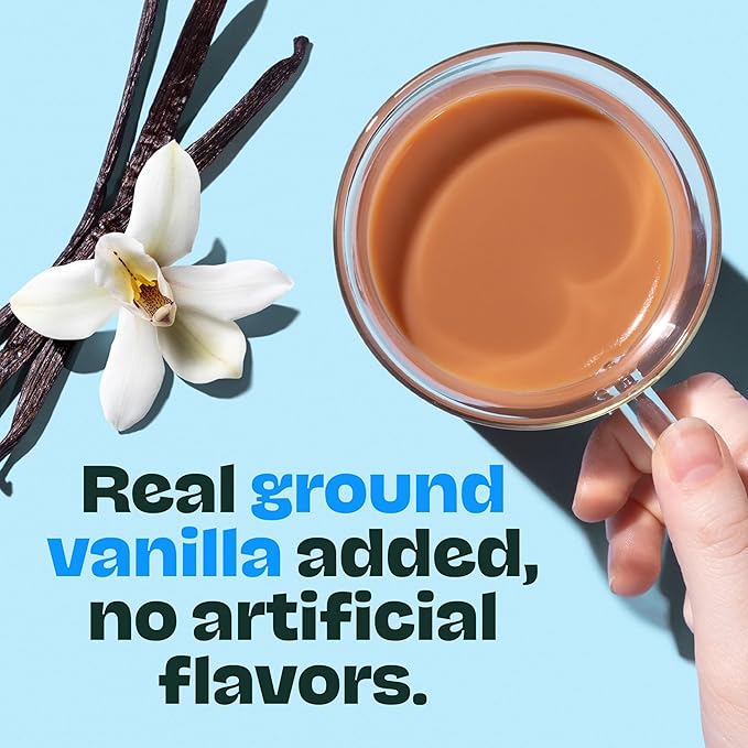 Copper Cow Premium Pour Over Single-Serve Vietnamese Coffee | Vanilla | Dark Roast | Flavored with