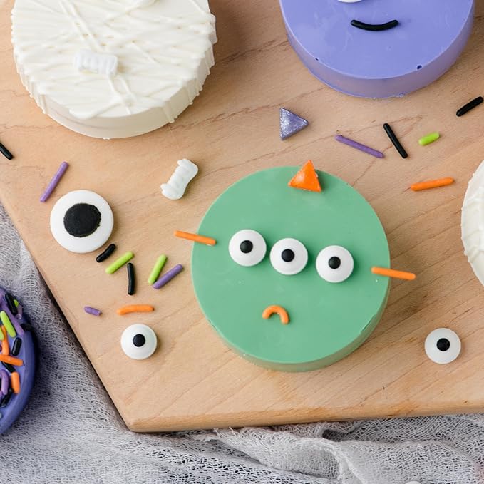 Sweets Indeed Sandwich Cookie Decorating Kit ??Halloween DIY Set with Oreo Mold, Spooky Sprinkles
