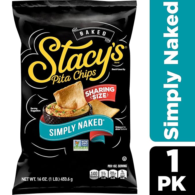 Stacy's Pita Chips, Simply Naked, 16 oz Bag