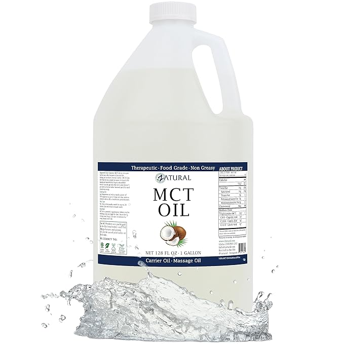 MCT Oil, Certified Food and Therapeutic Grade, Carrier Oil, Massage Oil, Hydrating Oil, Hair Oil, 0