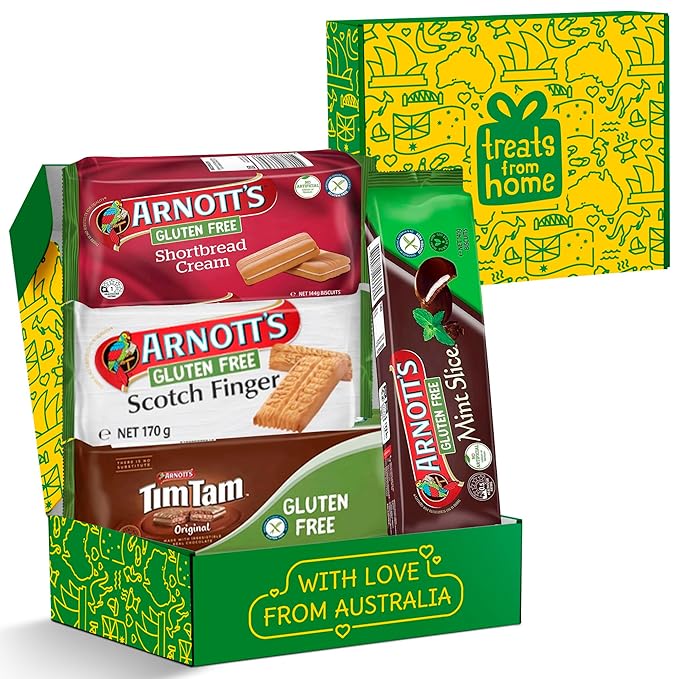 Gluten Free Biscuit Variety Pack ??4-Pack Assortment Featuring Tim Tam, Scotch Finger, Mint Slice &