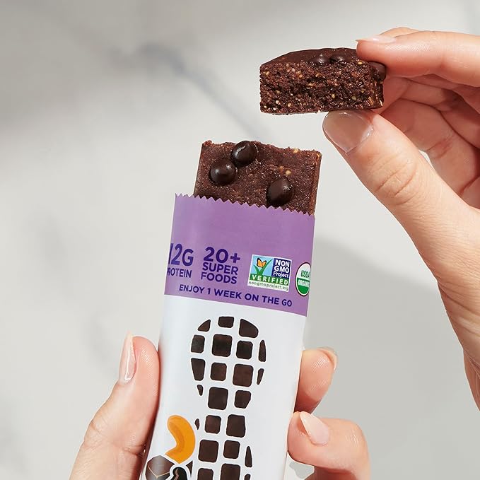 Perfect Bar, Chocolate Brownie Protein Bar, Organic, Gluten Free, Soy Free, Non GMO, No Sugar