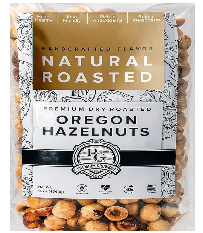 Oregon Farm To Table Hazelnuts from Premium Growers - Dry Roasted - Natural Roasted ??Kosher