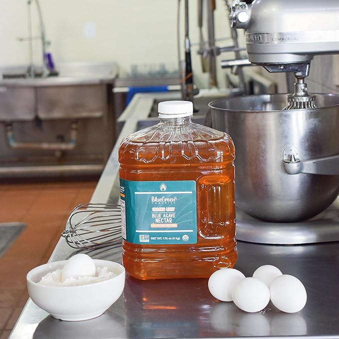 BLUE GREEN ORGANICS, Agave syrup, Gluten Free, Organic, Sweetener, teas, coffees, pancakes or any