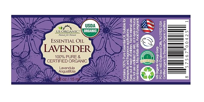 US Organic 100% Pure Lavender Essential Oil, Directly sourced from Bulgaria, USDA Certified