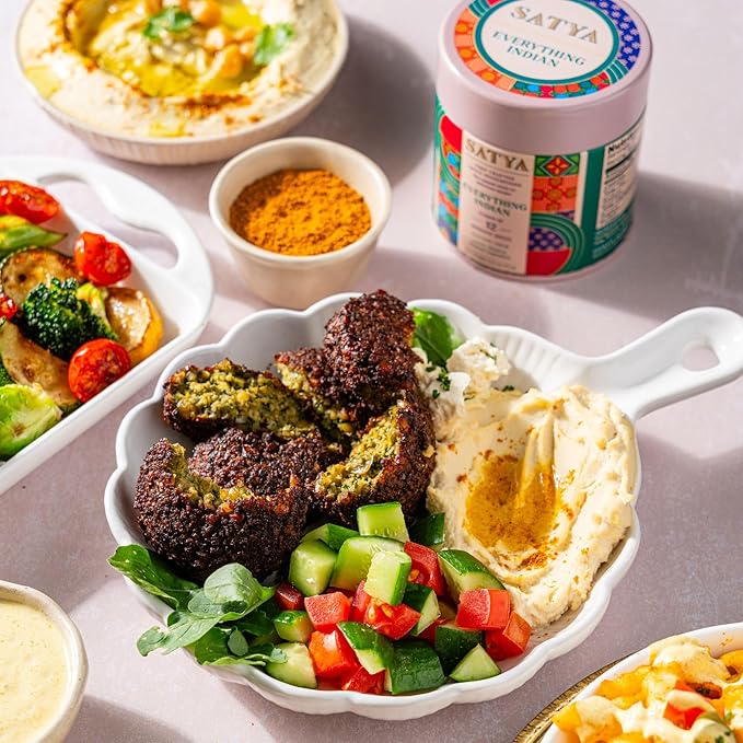 Satya Blends Everything Indian Masala-Tangy, Spicy Flavor 12 Spice Blend | Vegan & Low Sodium |