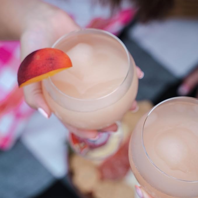 Frozen Cocktail Drink Mix - Each Bag Makes 10 Peach Bellini Slushies - Drink Powder Pouches for