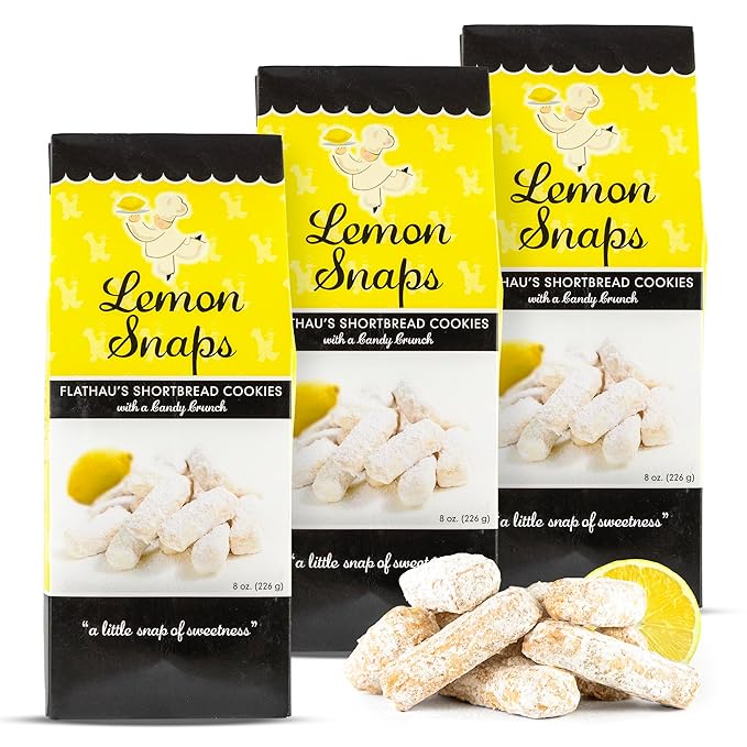 Flathau's Fine Foods, Gourmet Shortbread Cookies, Handcrafted All Natural Artisan Bites