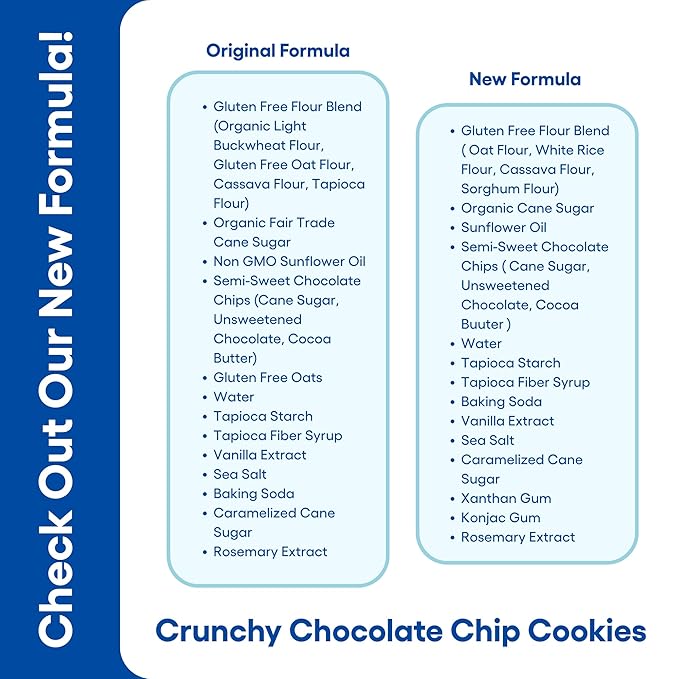 Partake Gluten Free Crunchy & Soft Baked Chocolate Chip Cookies Variety Pack - Vegan - Free From