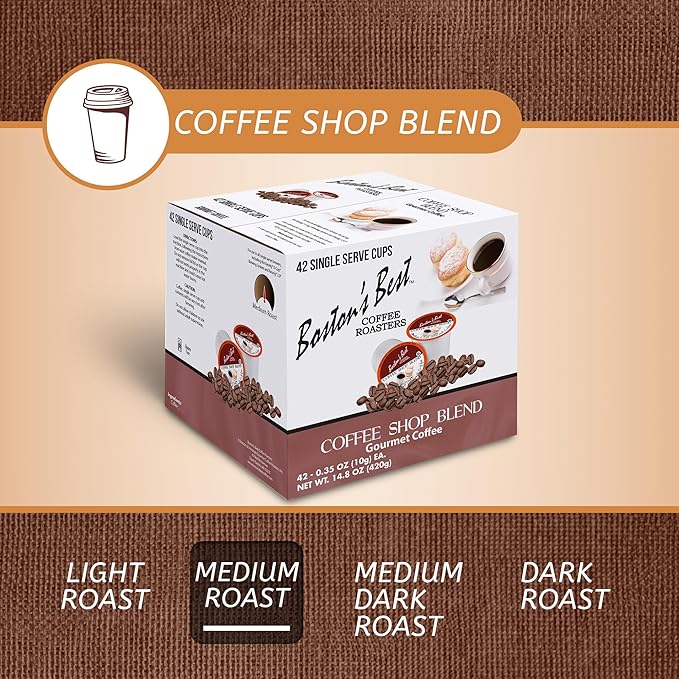Boston’s Best - Coffee Shop Blend, Hearty Medium Roast, Delicious Gourmet Coffee Compatible with
